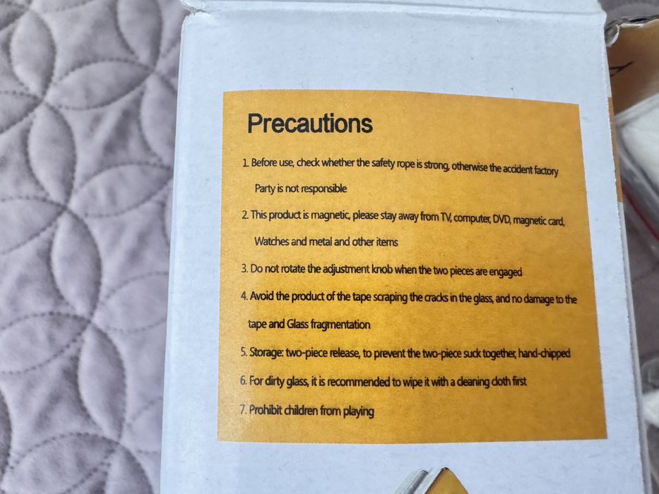 Magnetyczna myjka do szyb Magnetic Window Cleaner 3-8 mm