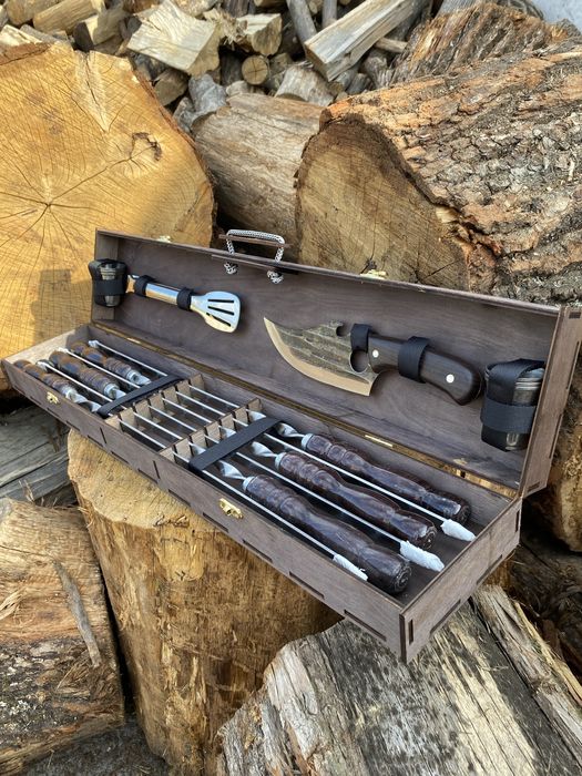 набір шампурів / шампура в кейсі / шампури подарункові