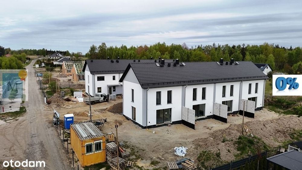 Dom-szereg,78m2 z poddaszem,4pokoje,Turkusowa