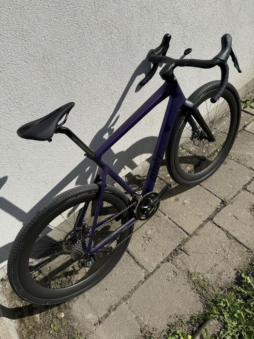 Rower gravel Rose Backroad 57 cm GRX810 deepest purple full carbon