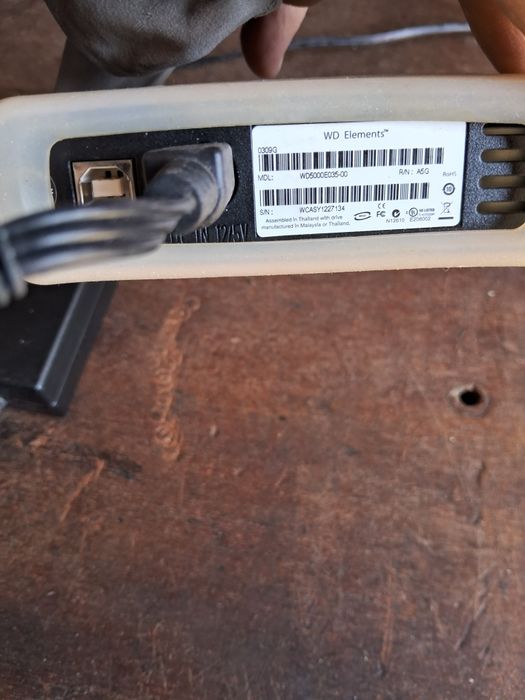 Внешний жёсткий  диск  WD 500gb
