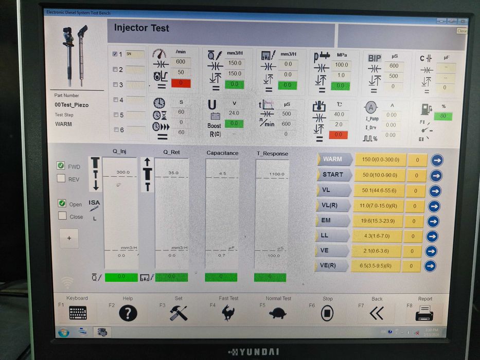 Przystawka tester wtryskiwaczy common rail