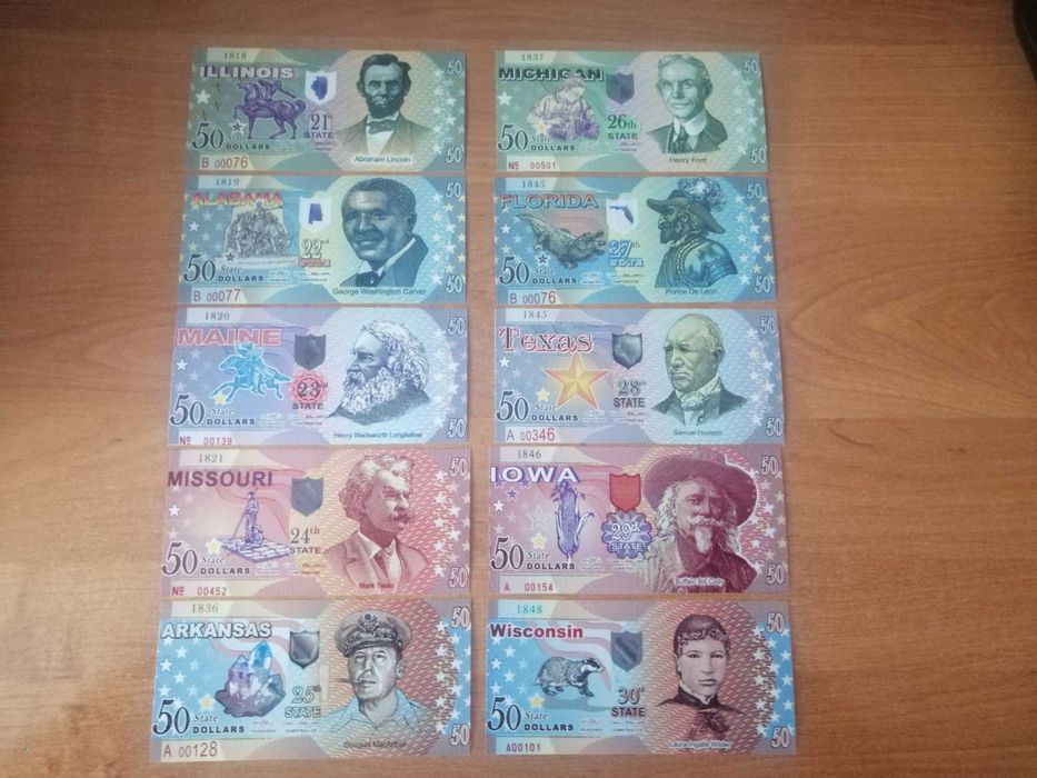 Banknoty kolekcjonerskie dolar USA M104