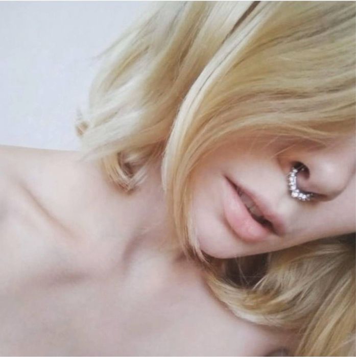 Септум, серіжка в ніс обманка