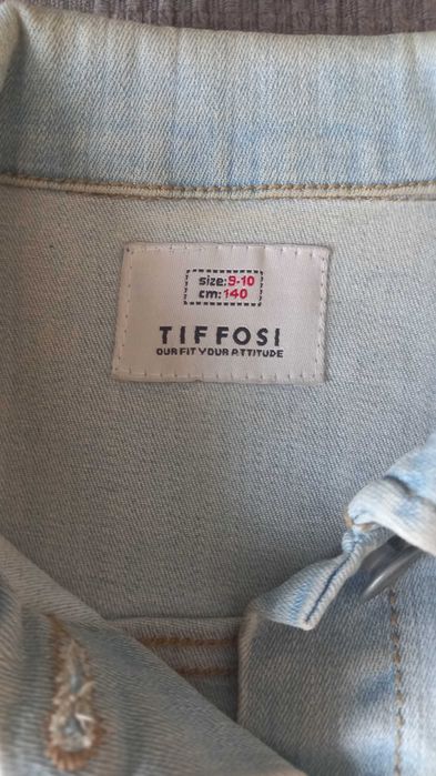 Blusao de ganga Tifossi para menina