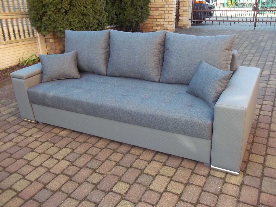 Kanapa/sofa-150 cm szerokie spanie/sprężyny bonell/pojemnik-producent
