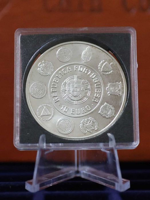 Portugal Moeda 10 € Prata - 2003 - V Ibero-Americana – Náutica