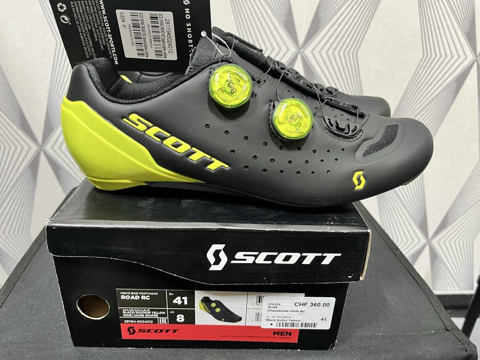 Buty rowerowe scott road rc boa kolarskie spd sl carbon gravel 41