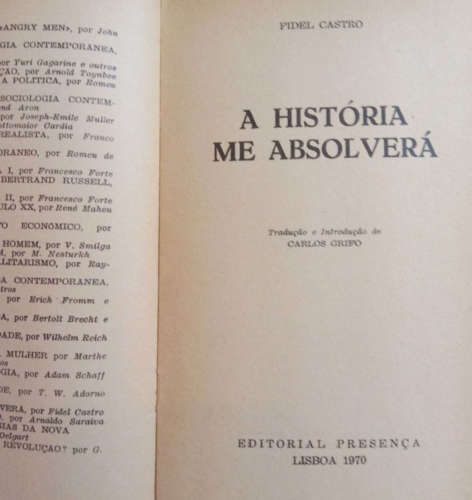 A História Me Absolverá