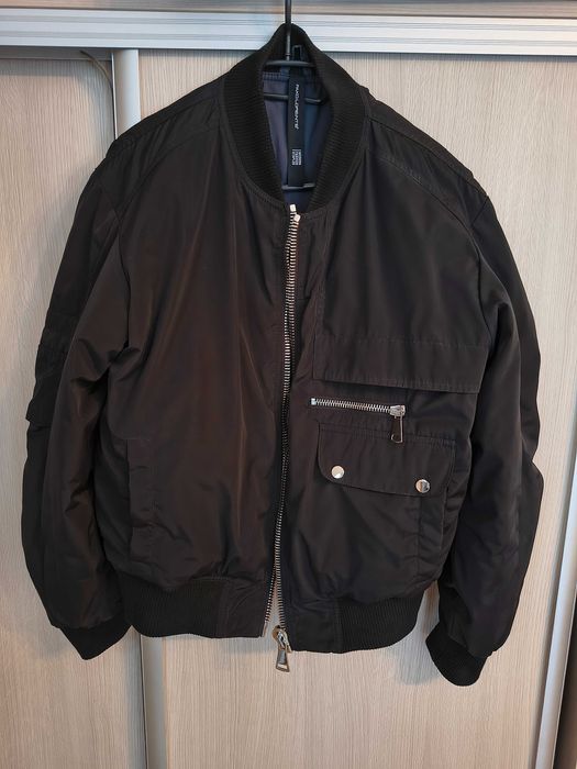 Czarna kurtka bomberka Pako Lorente - JAK NOWA