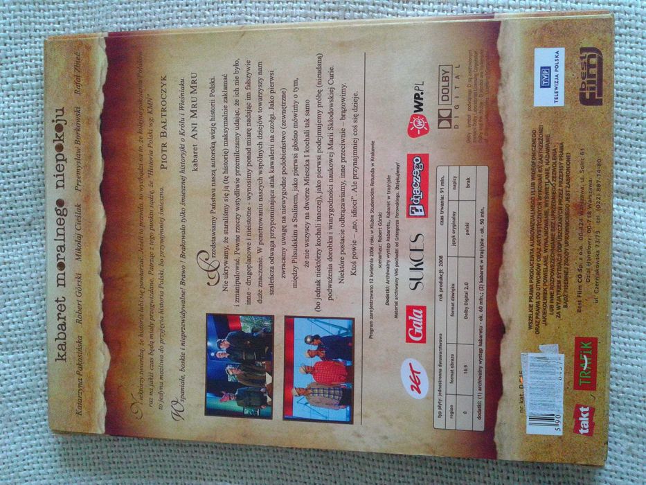 Kabaret Moralnego Niepokoju - Historia Polski  DVD