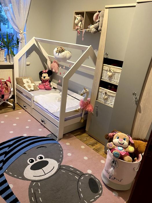 Łóżko domek,  stan idealny