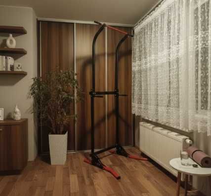 Nowy Drążek do Podciągania do 150kg Poręcze do Dipów Treningu FV