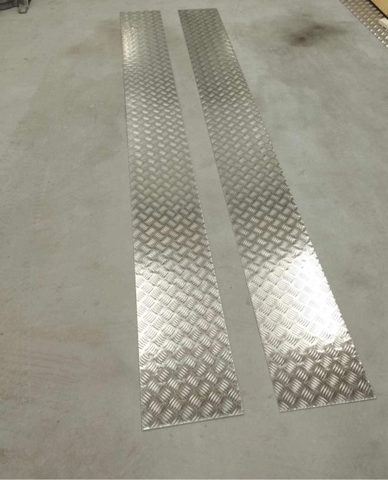 Blacha alumionowa ryflowana