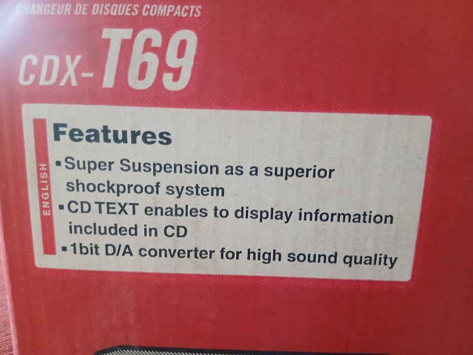 Sony CDX-T60  leitor de carro
