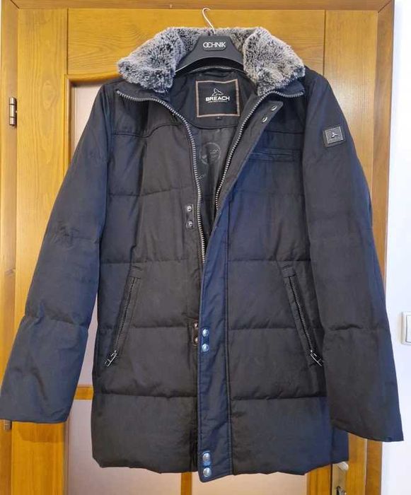 Męski płaszcz puchowy Breach L, puch gęsi