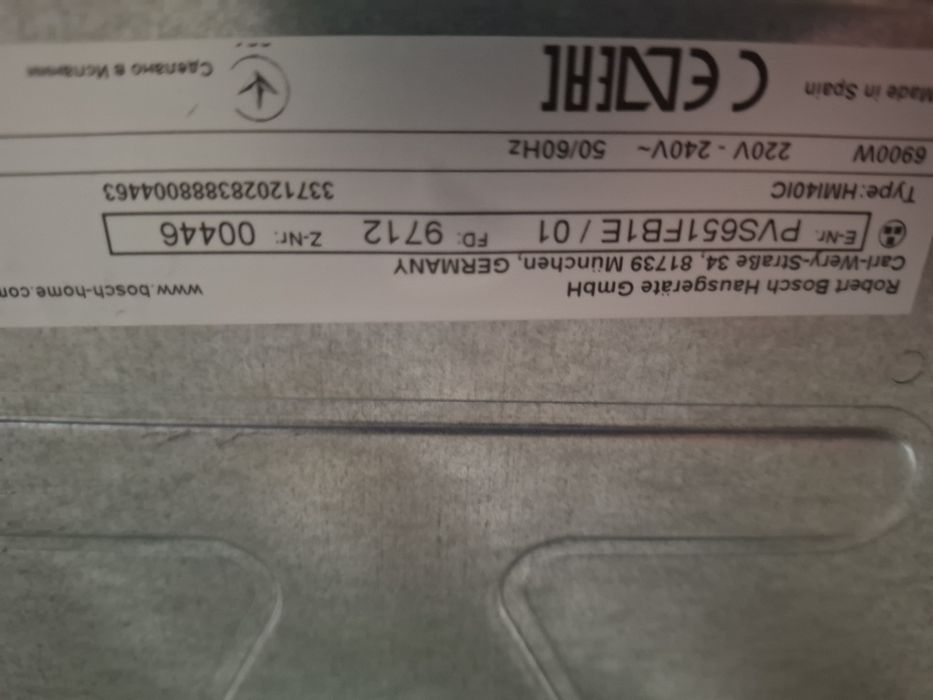 Płyta indukcyjna do zabudowy Bosch