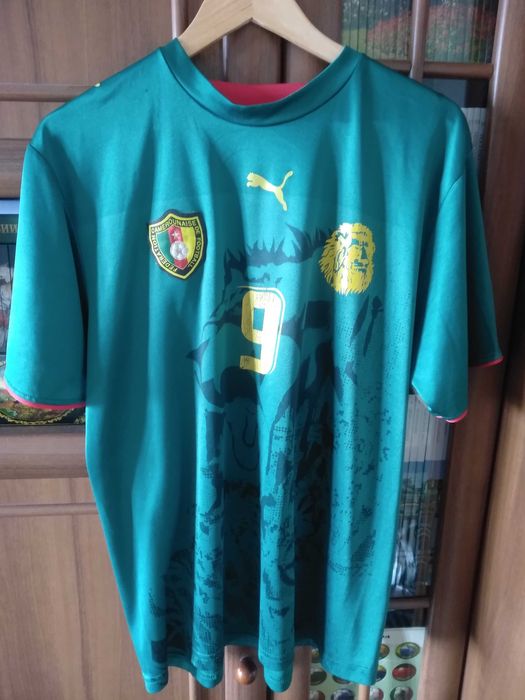 Футболка. Камерун. Самюэль Это*О. Барселона Испания/Интер Милан Италия