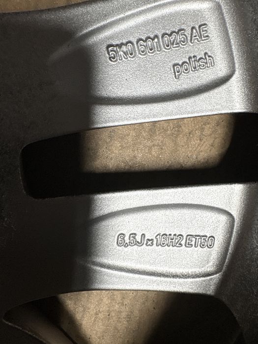 5x112 6,5Jx16 ET50 57,1 felgi aluminiowe CADDY GOLF PASSAT SKODA SEAT