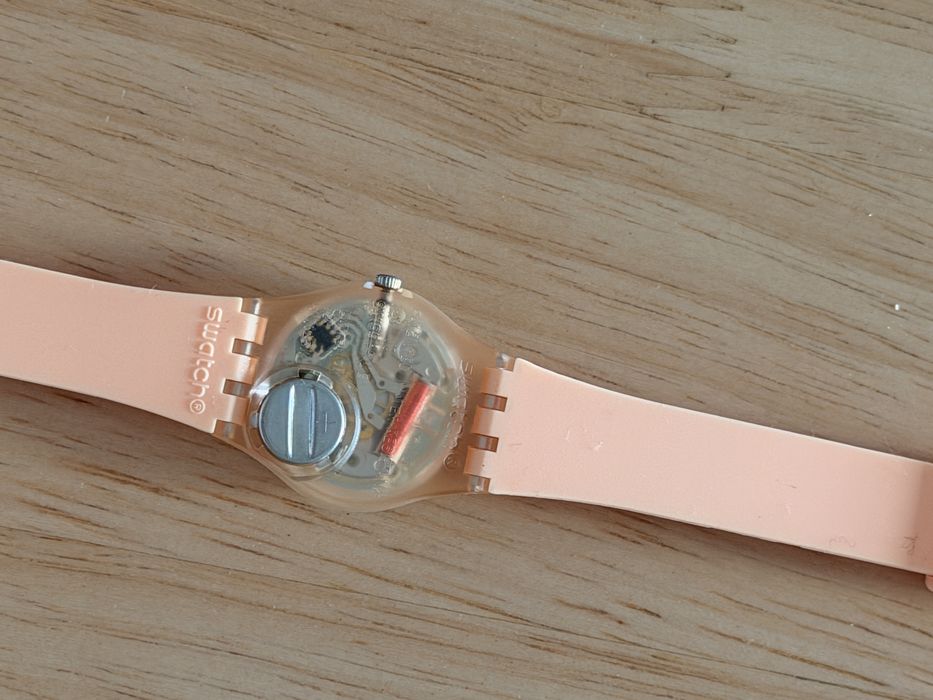 Relogio swatch peach weave