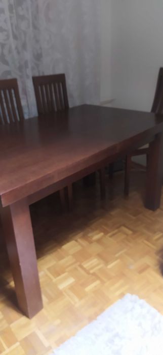 Stół rozkładany drewniany