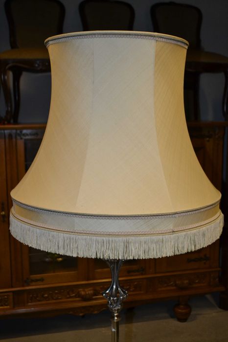 lampa stojąca , secesyjna . stare srebro
