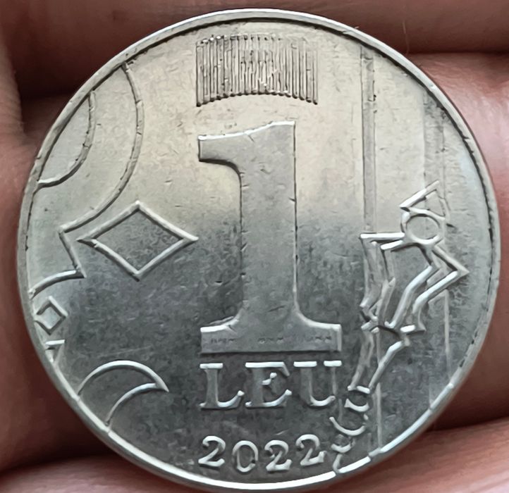 Moneta Mołdawia 1leu