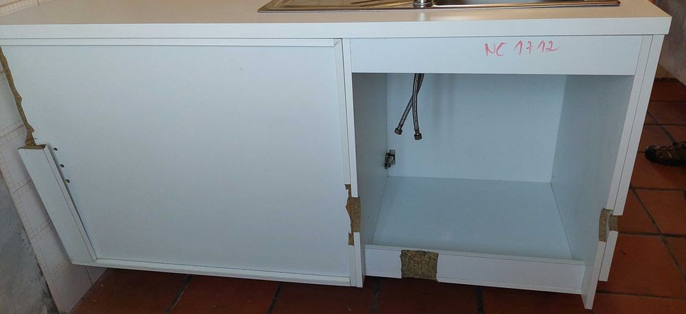 Armário de cozinha completo - superior e bancada