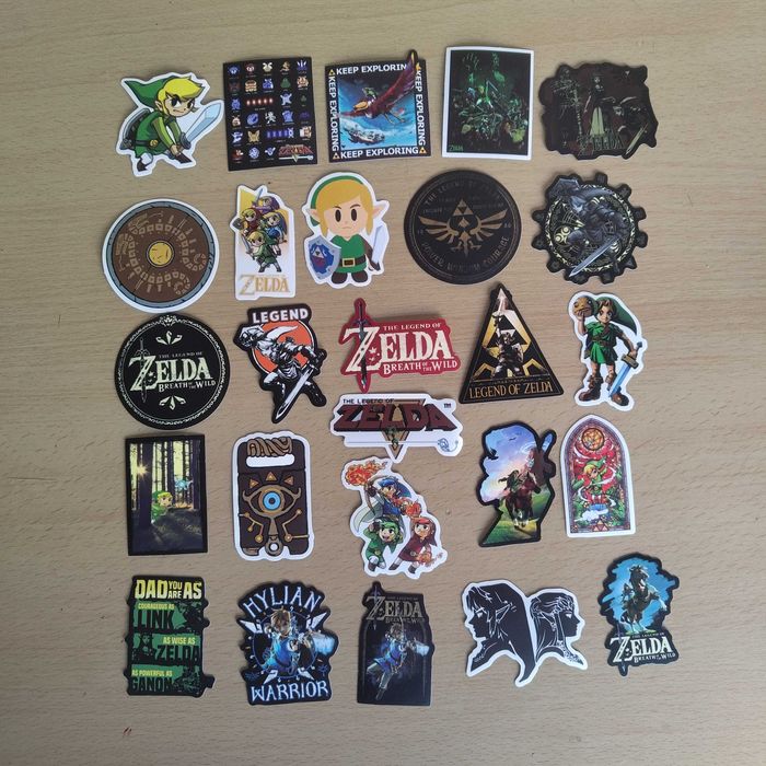 50 Autocolantes Stickers Legend Of Zelda