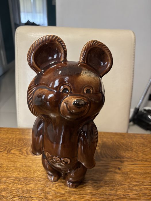 Miś Misza figurka ceramiczna Olimpiada Moskwa 1980 ZSRR