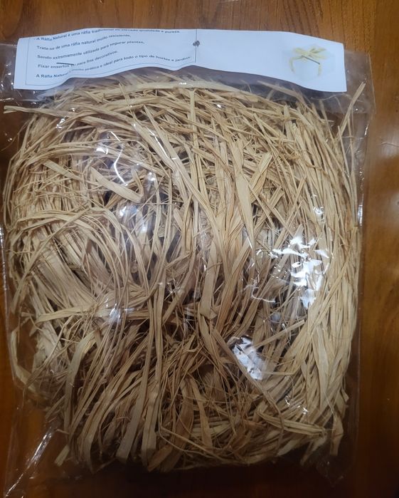 Juta ou Serapilheira e Ráfia para artesanato