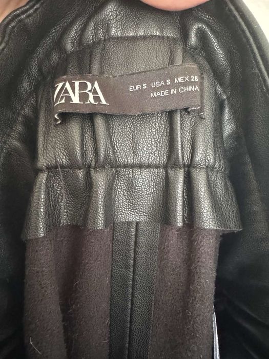 Шорты кофта ZARA экокожа