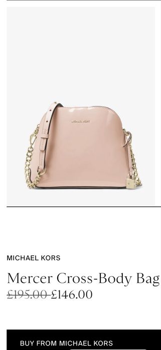 Сумка Michael Kors пудра