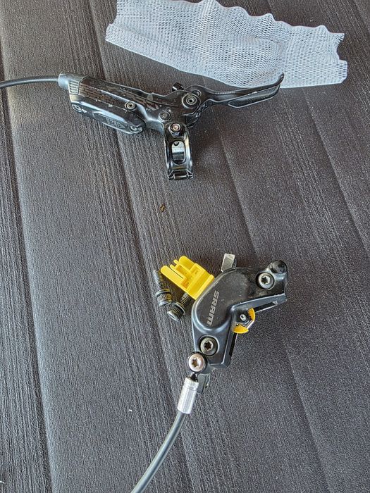 Zestaw hamulce hydrauliczne sram code rs + tarcze + oliwki plug and go