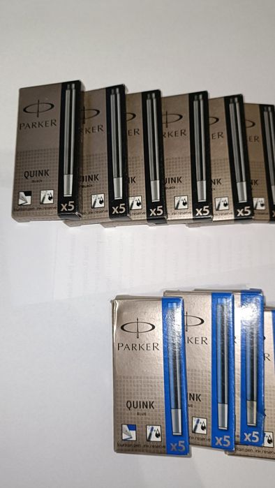 Naboje do pióra wiecznego, Wkłady do Piór