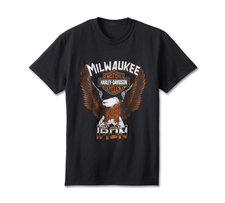KOSZULKA t-shirt Harley Davidson - S  MILWAUKEE IRON TEE