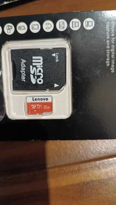 Cartão memória micro SD Lenovo 512GB