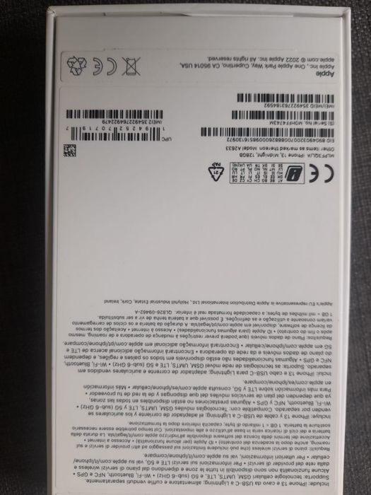 iPhone 13 128GB Midnight.