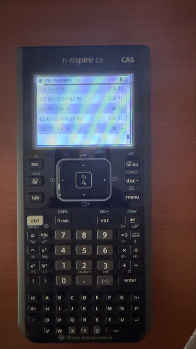 Calculadora Texas TI nSpire CAS