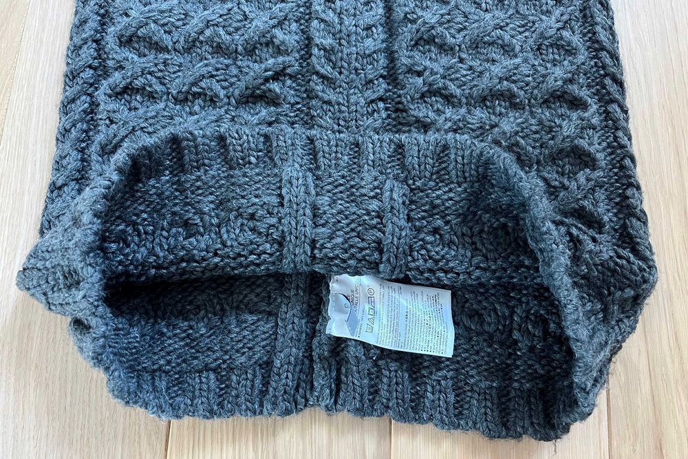 Зимний снуд хомут шарф Gap серого цвета