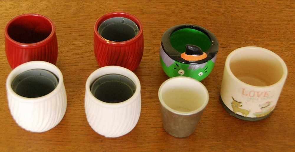 Mały Doniczki  7 szt. ceramika