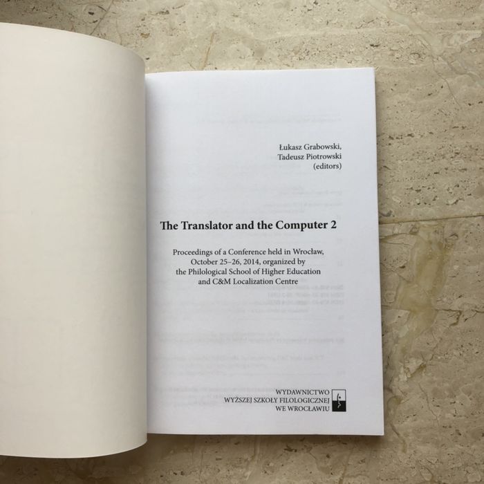 The translator and the computer nowa ksiazka filologia angielska