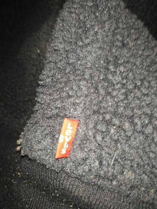 Куртка-бомбер мужская levi's тёмно-синяя двухсторонняя