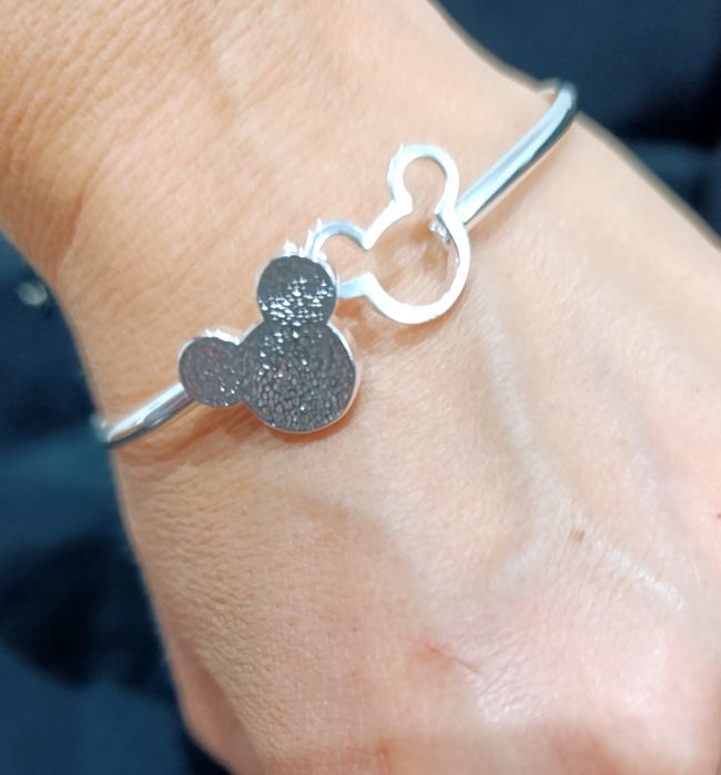 Bransoletka srebrna Minnie Mickey nowa