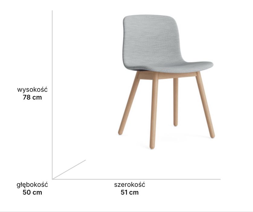 Krzesło AAC 13 marki HAY, stan nowy