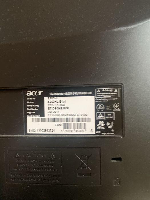 Монітор від ACER