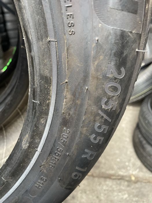 Dwie opony michelin 205/55 R16 jak nowe!