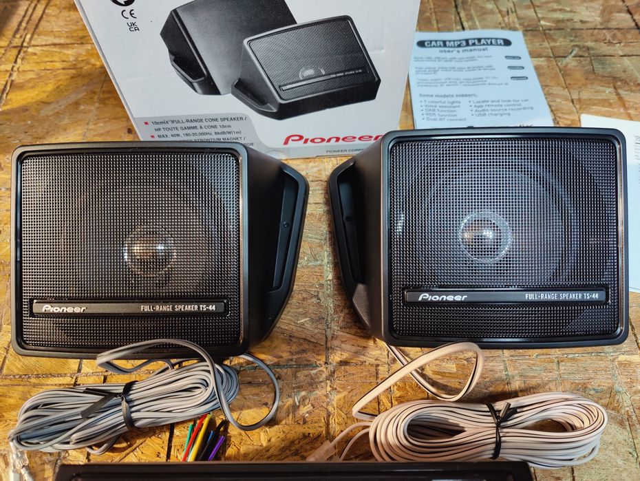 Pioneer Ts-44 głośniki + radio MP-3 BT