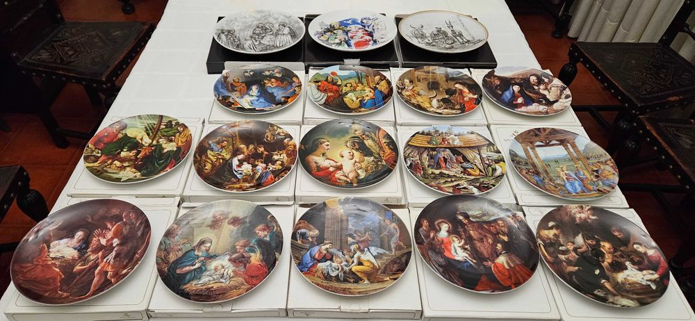 Coleção de Pratos de Natal da Vista Alegre