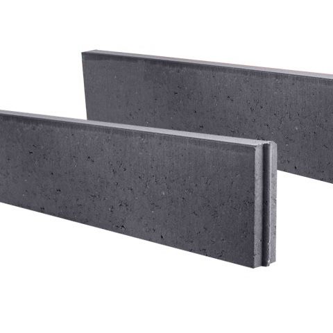 Obrzeże betonowe 6×20×100 cm – Grafit | Styrobud